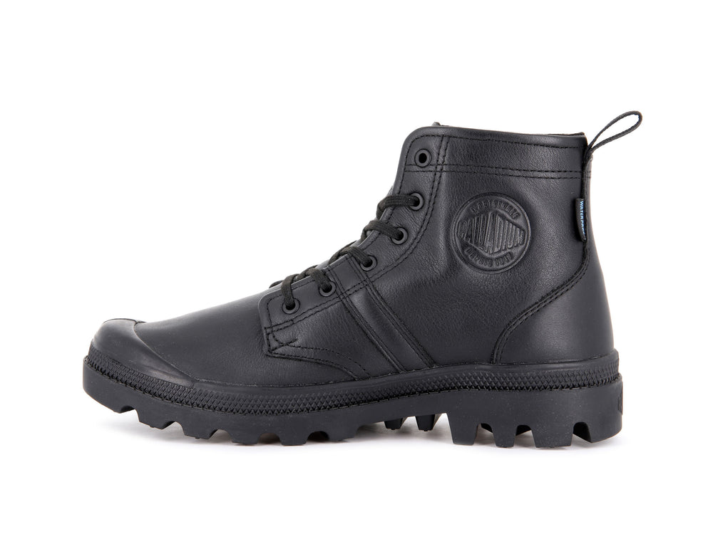 Botas Palladium PALLABROUSSE HI WATERPROOF Mujer Negras | Costa Rica-08156